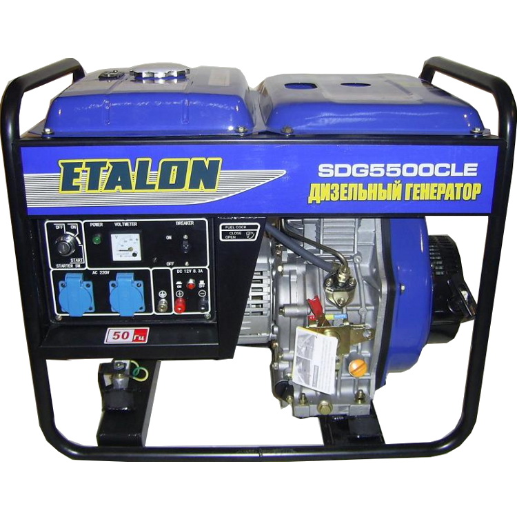 Генератор дизельный 5.5 кВт Etalon SDG 5500